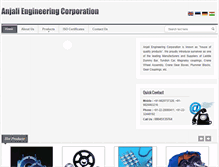 Tablet Screenshot of anjaligroup.in